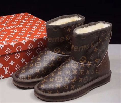 supreme lv uggs|supreme x louis vuitton price.